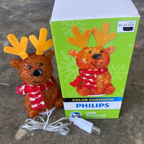 Philips | Other | Philips Festive Reindeer With Color Changing Lights ...